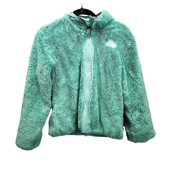 GIRLS North Face Womens Osito Deep Fleece Reversible Jacket Coat Medium 10 - Picture 1 of 16